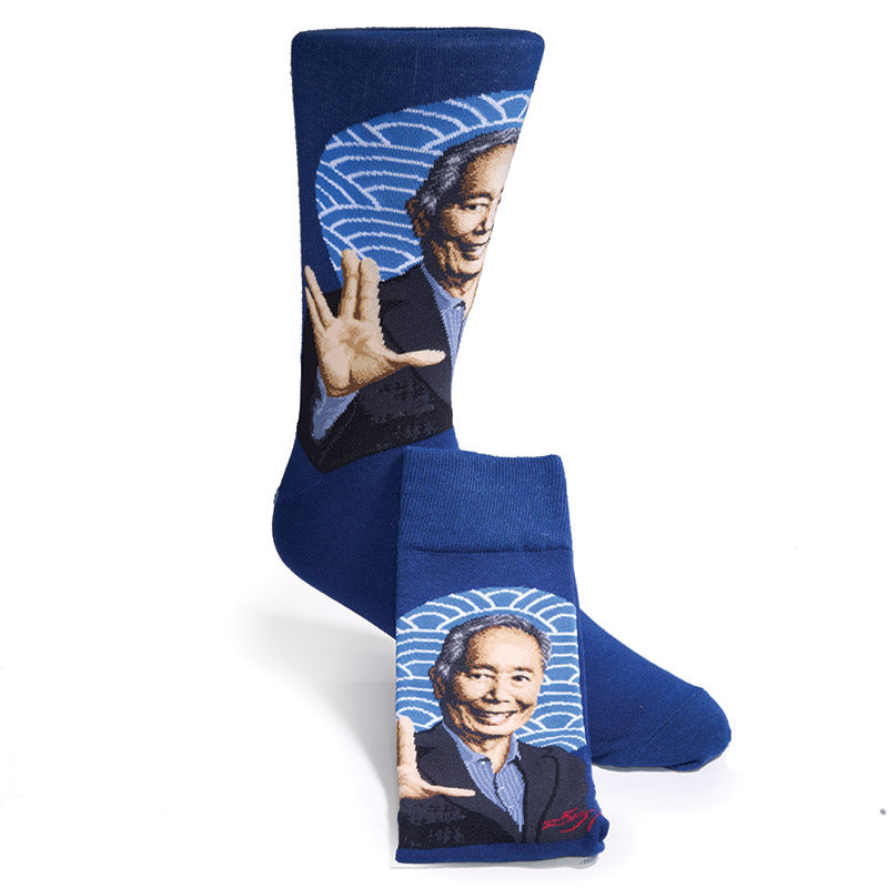 George Takei Live Long Socks