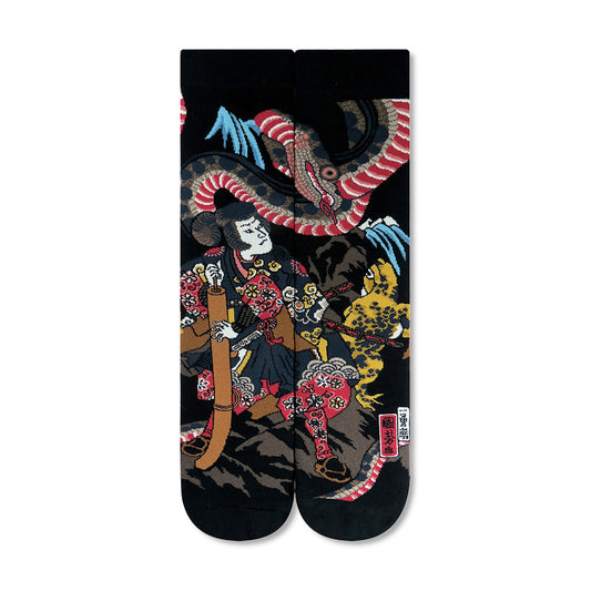 Snake and the Samurai Sock