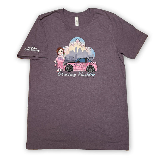 Cruising Sachiko T-shirt apparel Purple Heather Adult 2XL view 1