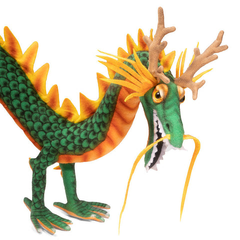 Plush Dragon Sculpture