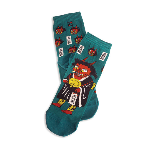 Otsu-e Demon Priest Sock