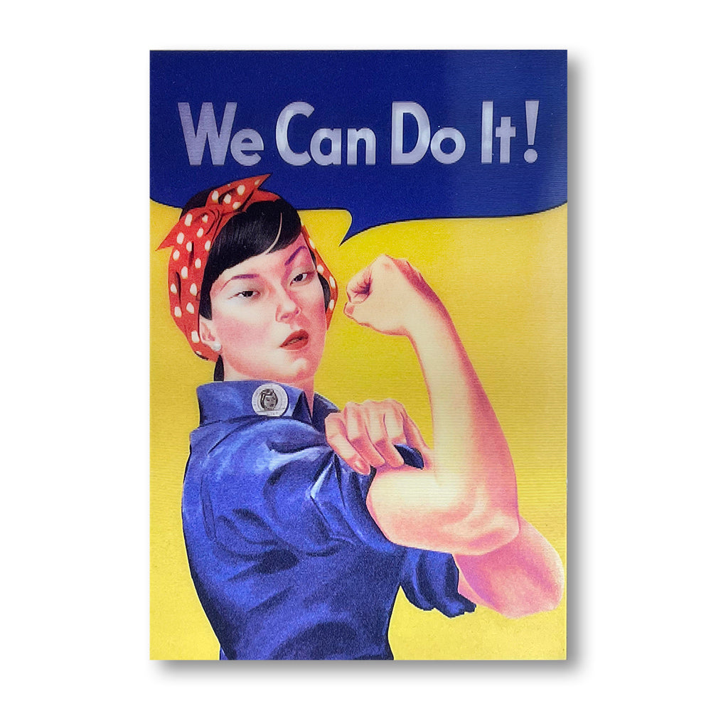 Lenticular Rosie-chan the Riveter Postcard