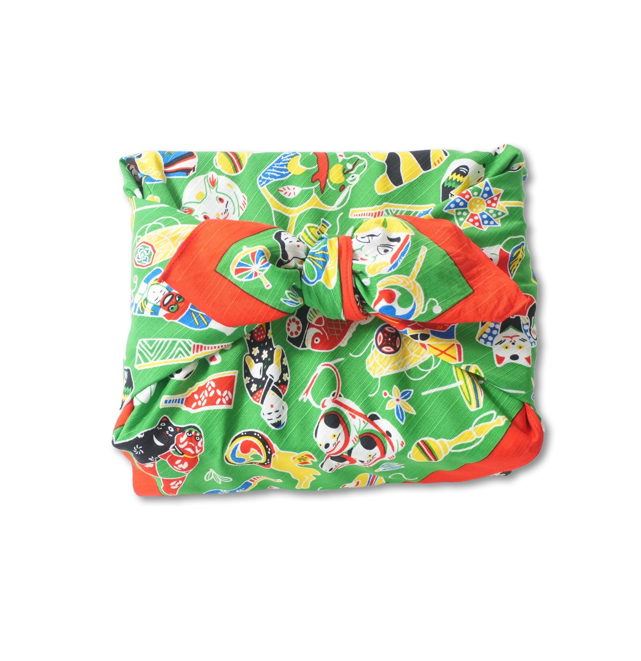 Furoshiki Kyoto Toys gift Green