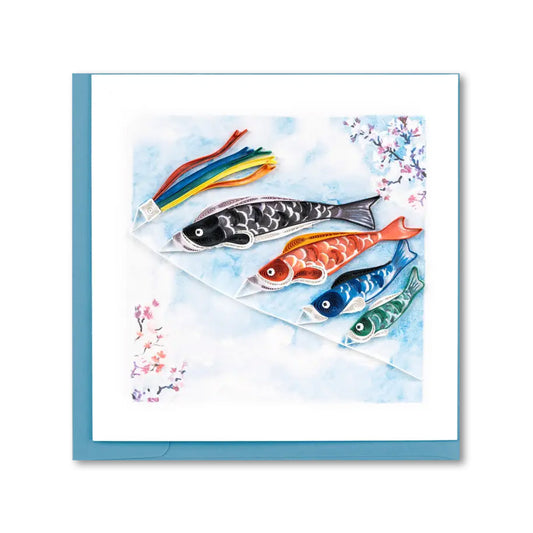 Quilling Card Koinobori paper-stationery 