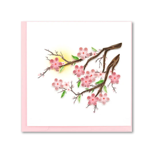 Quilling Card Cherry Blossom paper-stationery 