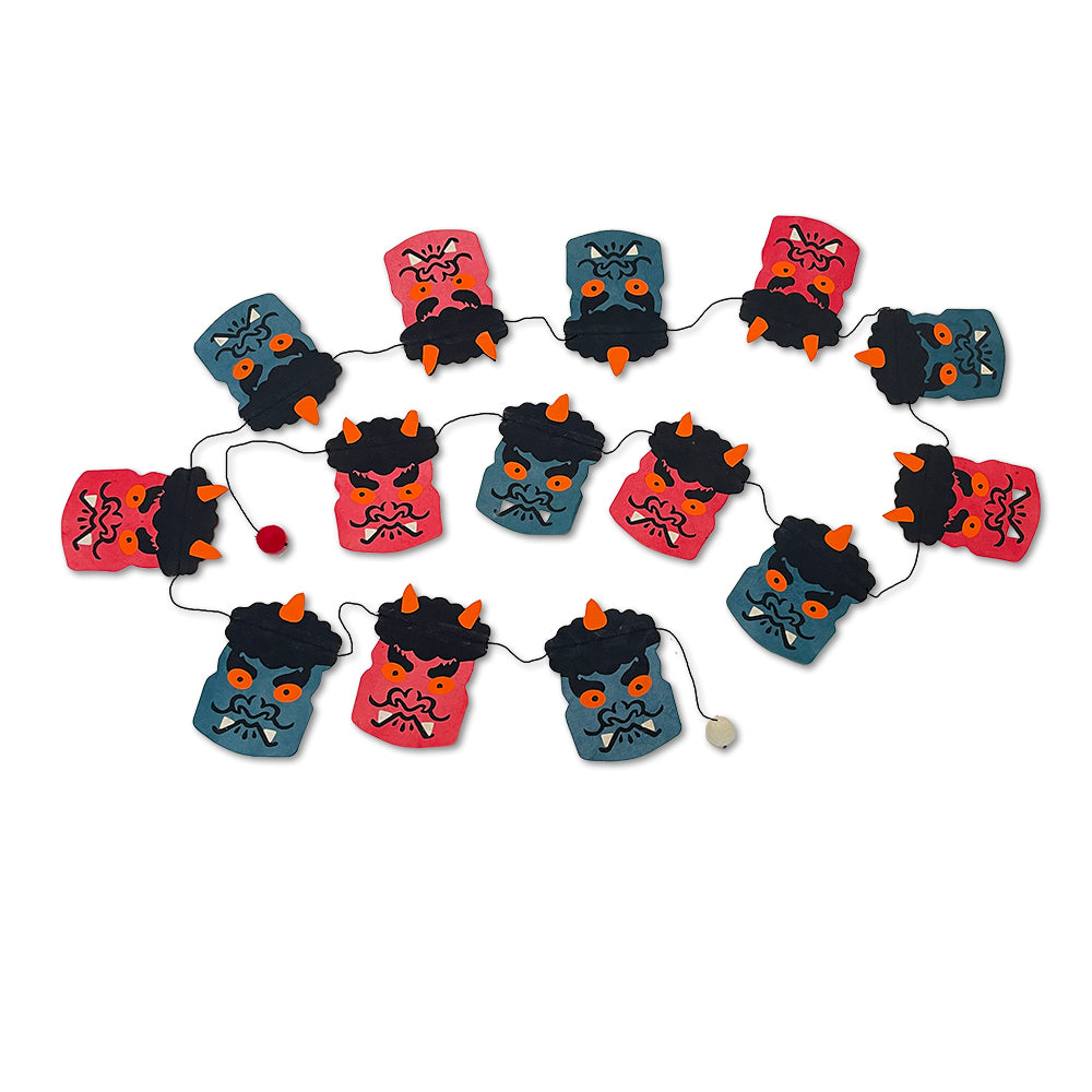 Oni / Demon Paper Garland paper-stationery