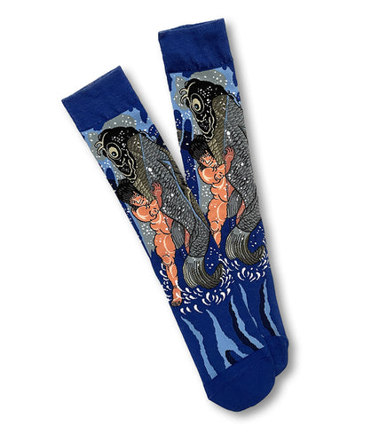 Kintaro vs Giant Carp Sock for Men