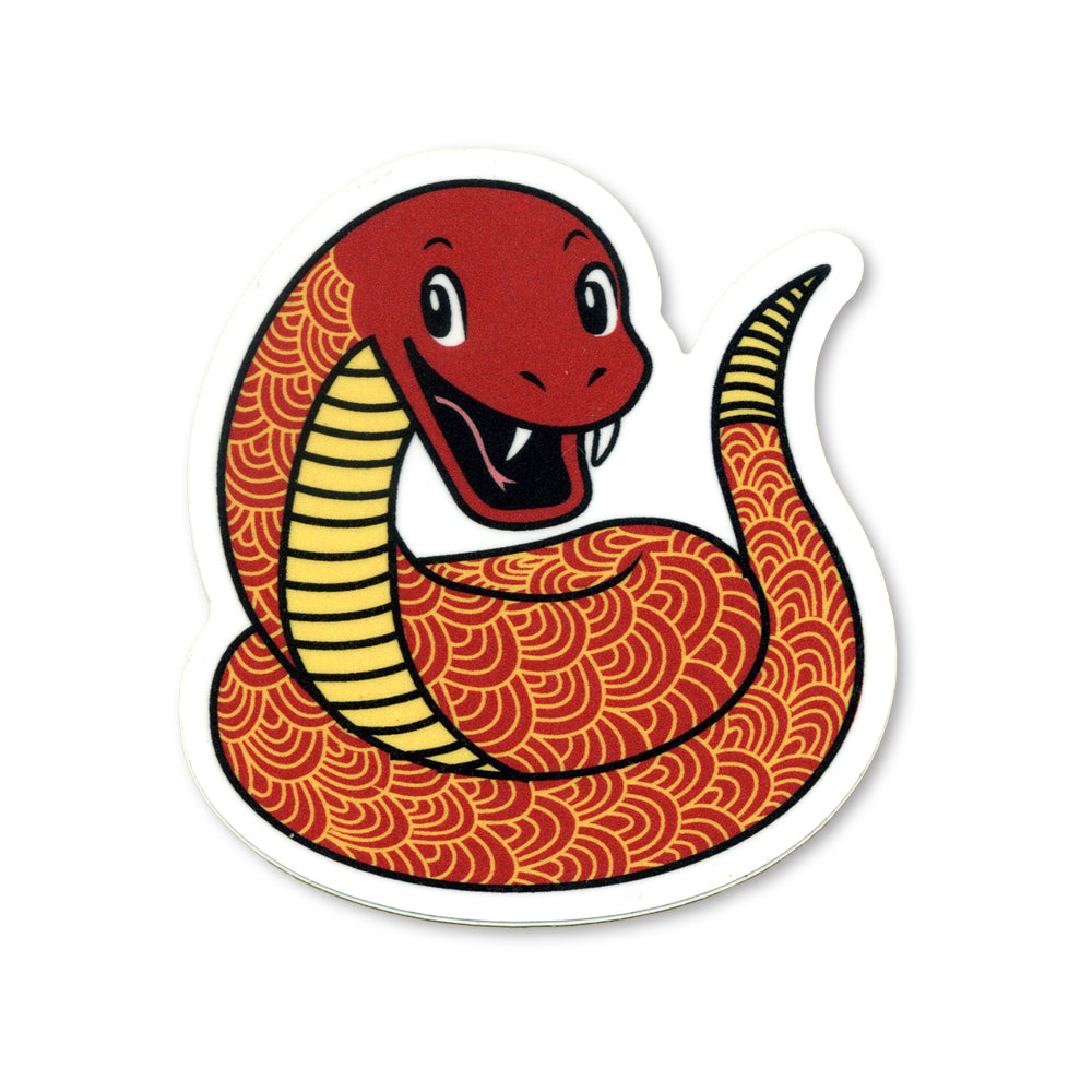 Zodiac Stickers by Ridge Hirano museum product Snake