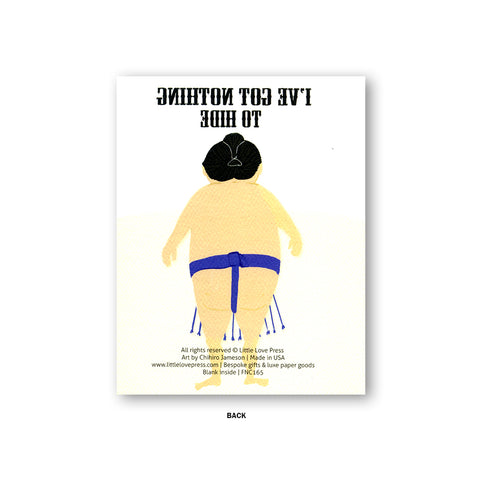 Sumo Cheeky Love Notecard