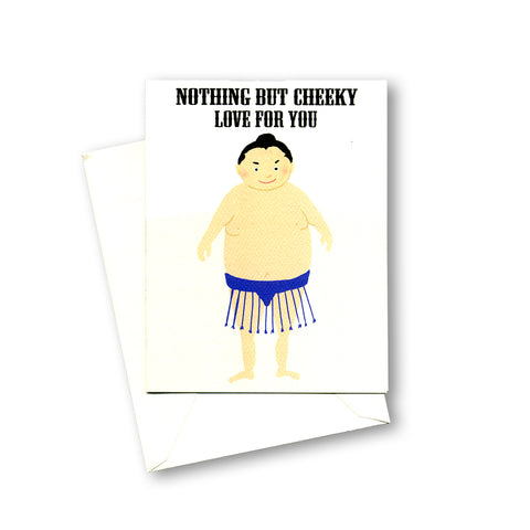 Sumo Cheeky Love Notecard