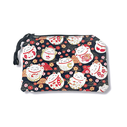 Maiko Maneki Lucky Cat Cosmetic Bag