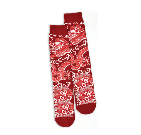 Red Dragon Socks