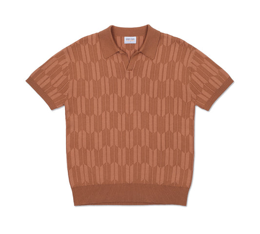 Ojiisan Arrow Knit Polo Shirt JANM | AKASHI-KAMA*