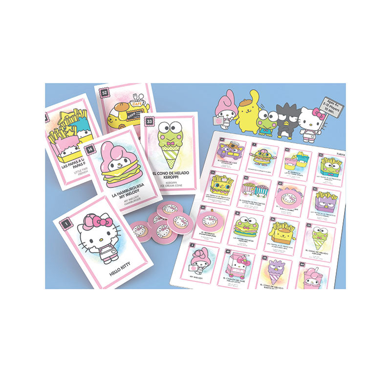  Hello Kitty Loteria Game - Custom Bingo Style Inspired by  Spanish Words & Mexican Culture : Toys & Games