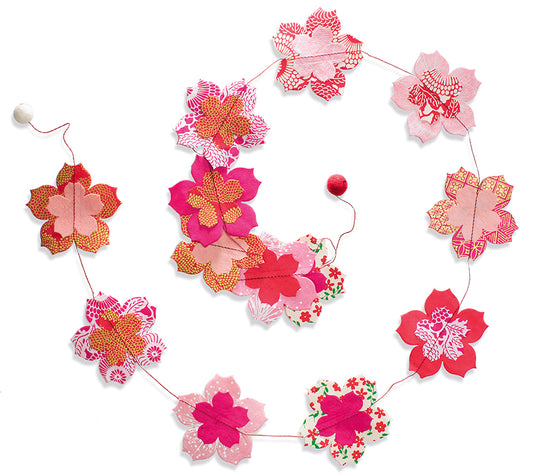 Cherry Blossom Paper Garland