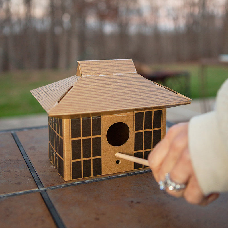 DIY Bird Tea House