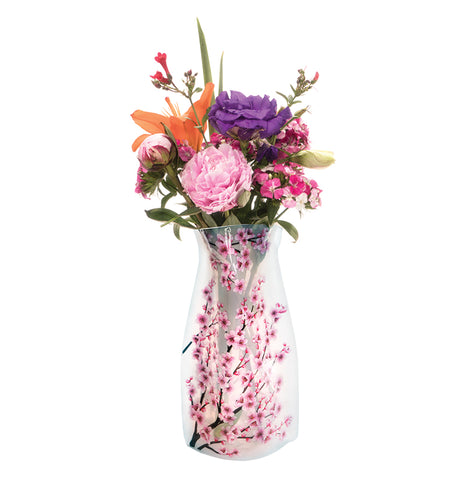 Cherry Blossom Expandable Vase