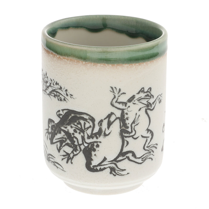 Frolicking Frog and Rabbit Tea Cup