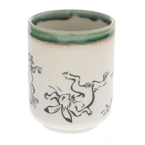 Frolicking Frog and Rabbit Tea Cup