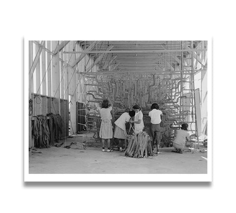 Print Manzanar Camouflage Net Factory by Dorothea Lange (8x10)