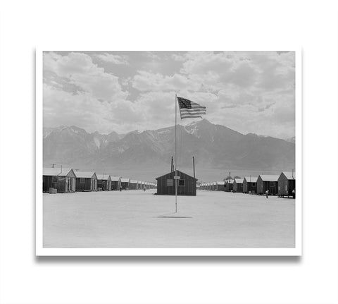 Print Manzanar Street Scene by Dorothea Lange (8x10)
