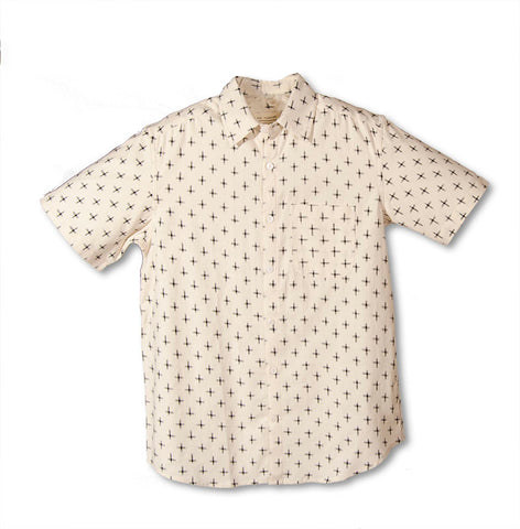 Okubo Kasuri Cross Short Sleeve Shirt*