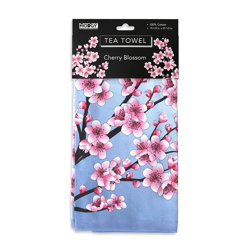 Cherry Blossom Tea Towel