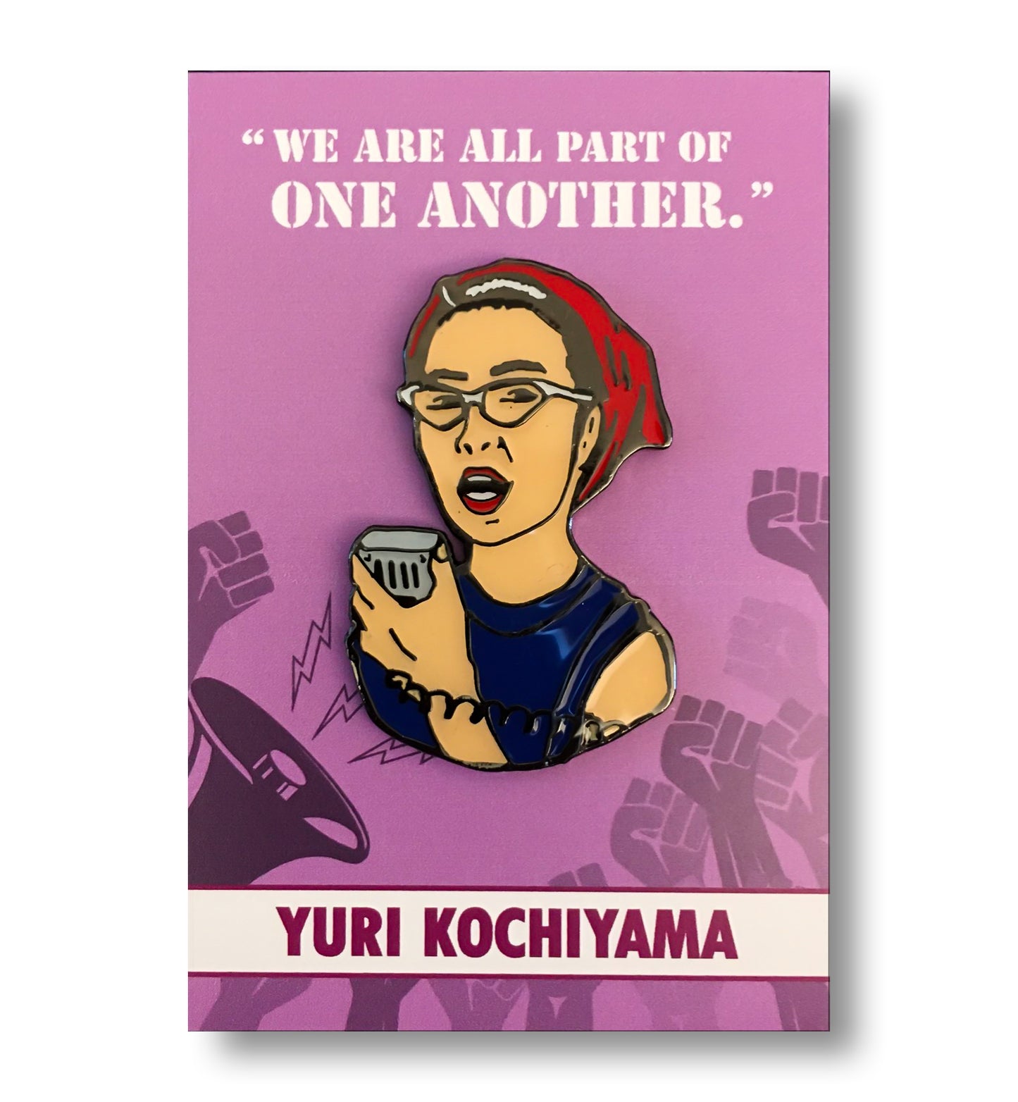 Yuri Kochiyama Enameled Pin