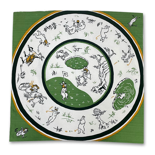 Choju-Giga Golf Furoshiki