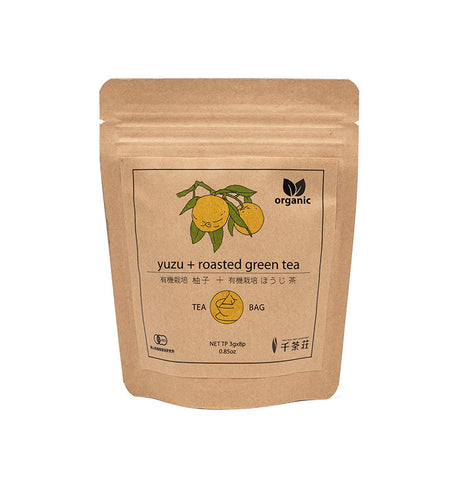 Organic Yuzu Hojicha Tea Bags