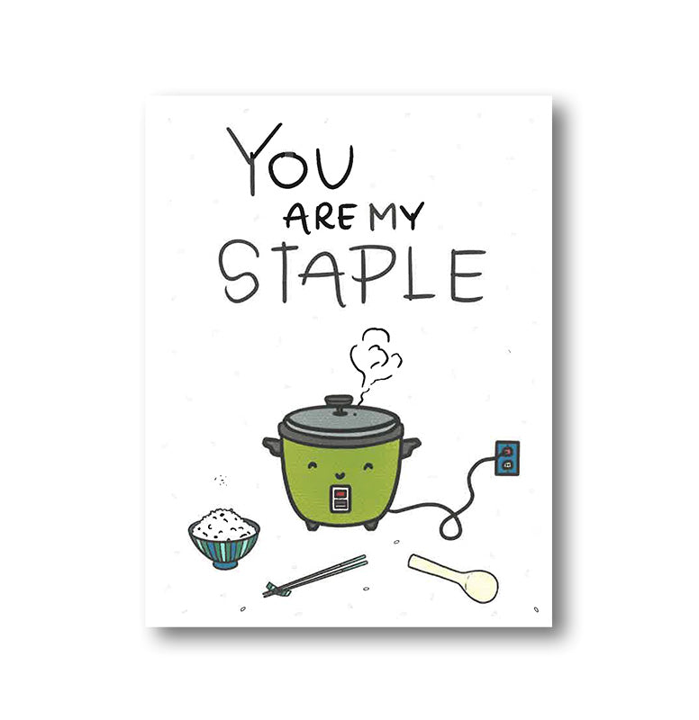 You Are My Staple Notecard