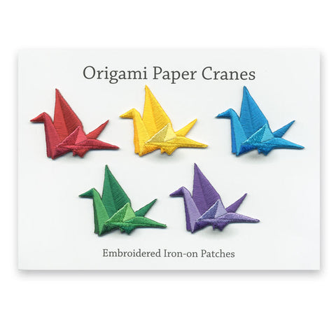 Origami Crane Mini Patches