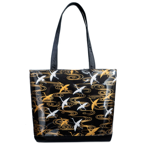 Cranes in Flight Large Tote