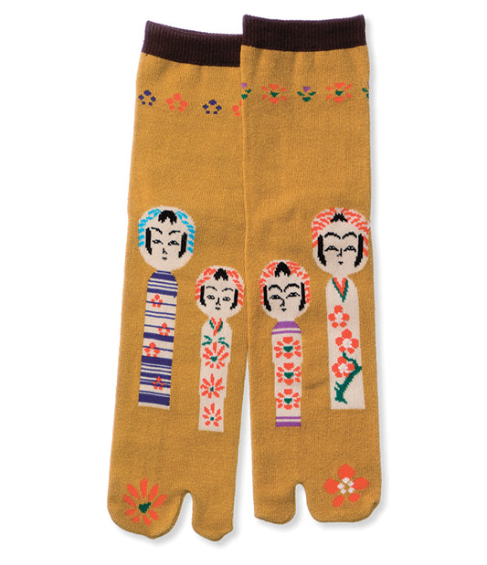 Four Kokeshi Tabi