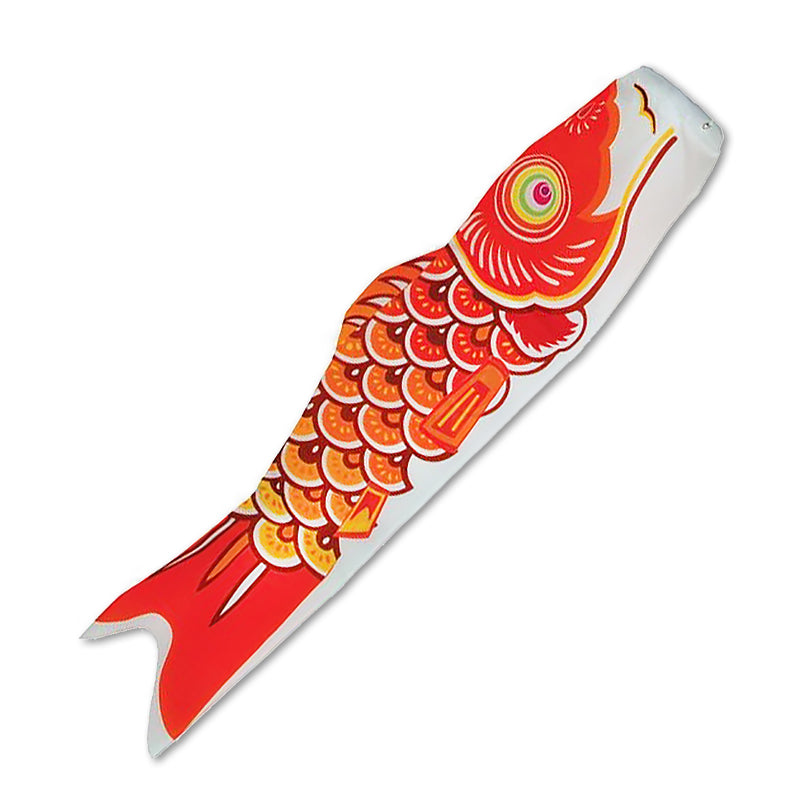 36" Poly Koinobori (Carp Kite) orange