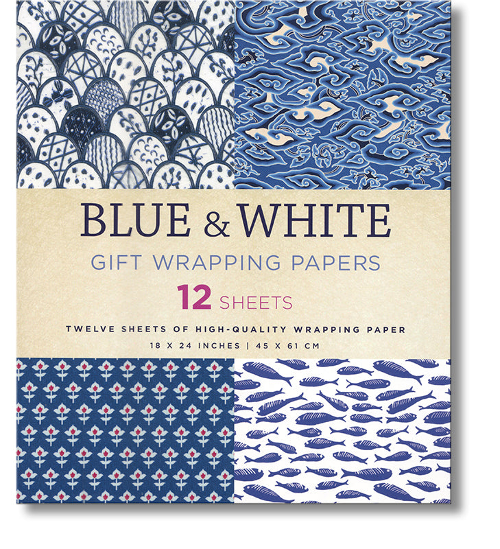 Blue and White Wrapping Paper  Japanese American National Museum Store